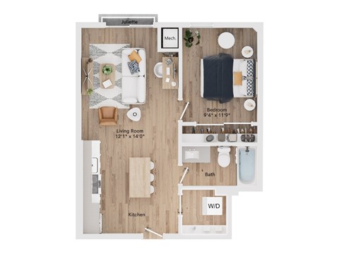 10146 123 Street NW 1-3 Beds Apartment for Rent - Photo Gallery 20